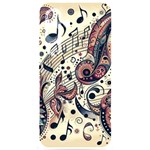 Paisley Print Musical Notes8 Samsung Galaxy S24 6.2 Inch Black TPU UV Case Front