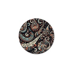 Paisley Print Musical Notes7 Golf Ball Marker (10 Pack) by RiverRootz