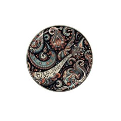 Paisley Print Musical Notes7 Hat Clip Ball Marker by RiverRootz