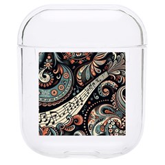 Paisley Print Musical Notes7 Hard Pc Airpods 1/2 Case by RiverRootz