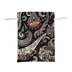 Paisley Print Musical Notes7 Lightweight Drawstring Pouch (s) by RiverRootz