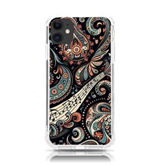 Paisley Print Musical Notes7 Iphone 11 Tpu Uv Print Case by RiverRootz