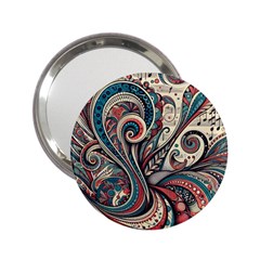 Paisley Print Musical Notes6 2 25  Handbag Mirrors by RiverRootz