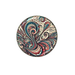 Paisley Print Musical Notes6 Hat Clip Ball Marker (10 Pack) by RiverRootz