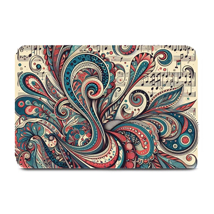 Paisley Print Musical Notes6 Plate Mats