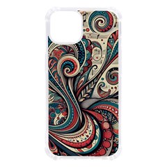 Paisley Print Musical Notes6 Iphone 13 Tpu Uv Print Case by RiverRootz