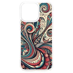 Paisley Print Musical Notes6 Iphone 15 Plus Tpu Uv Print Case by RiverRootz