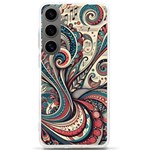 Paisley Print Musical Notes6 Samsung Galaxy S24 Ultra 6.9 Inch TPU UV Case Front