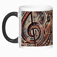 Paisley Print Musical Notes5 Morph Mug