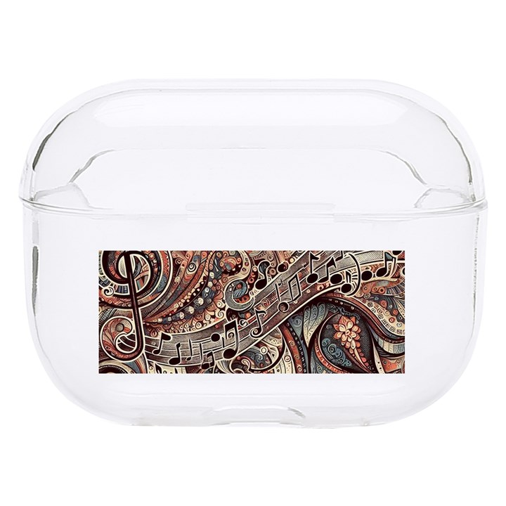 Paisley Print Musical Notes5 Hard PC AirPods Pro Case