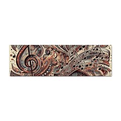 Paisley Print Musical Notes5 Sticker Bumper (10 Pack)