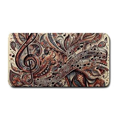 Paisley Print Musical Notes5 Medium Bar Mat