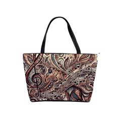 Paisley Print Musical Notes5 Classic Shoulder Handbag