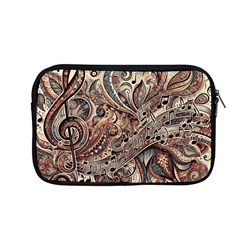 Paisley Print Musical Notes5 Apple Macbook Pro 13  Zipper Case