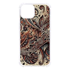 Paisley Print Musical Notes5 Iphone 13 Tpu Uv Print Case