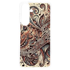 Paisley Print Musical Notes5 Samsung Galaxy S24 6 2 Inch Tpu Uv Case