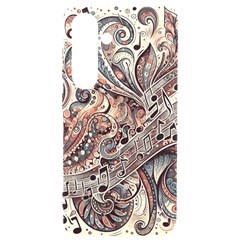 Paisley Print Musical Notes5 Samsung Galaxy S24 6 2 Inch Black Tpu Uv Case