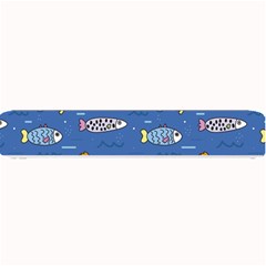 Sea Fish Blue Submarine Animals Patteen Small Bar Mat