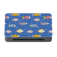 Sea Fish Blue Submarine Animals Patteen Memory Card Reader With Cf