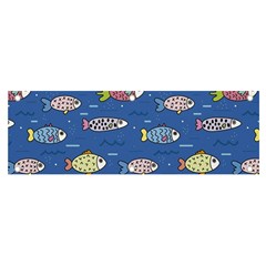 Sea Fish Blue Submarine Animals Patteen Banner And Sign 6  X 2 