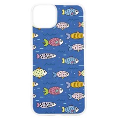 Sea Fish Blue Submarine Animals Patteen Iphone 15 Pro Tpu Uv Print Case