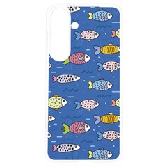 Sea Fish Blue Submarine Animals Patteen Samsung Galaxy S24 6 2 Inch Tpu Uv Case by Maspions