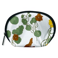 Nasturtium Flowers Plant Leaves Accessory Pouch (medium)