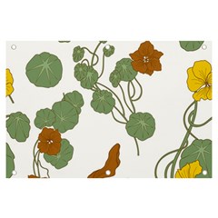 Nasturtium Flowers Plant Leaves Banner And Sign 6  X 4  by Ndabl3x