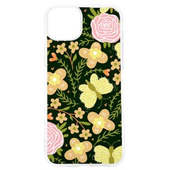 Flowers Rose Blossom Pattern Iphone 15 Pro Tpu Uv Print Case