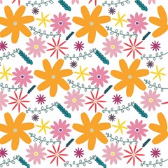 Pattern Background Vintage Floral Play Mat (square) by Ndabl3x