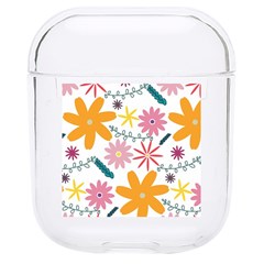 Pattern Background Vintage Floral Hard Pc Airpods 1/2 Case