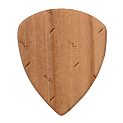 Pattern Background Vintage Floral Wood Guitar Pick (set Of 10)