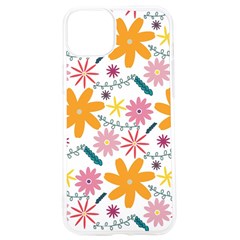 Pattern Background Vintage Floral Iphone 15 Pro Tpu Uv Print Case