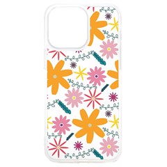 Pattern Background Vintage Floral Iphone 15 Pro Max Tpu Uv Print Case by Ndabl3x