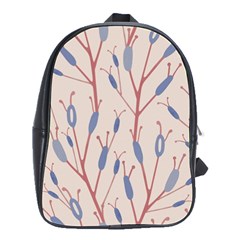 Abstract Pattern Floral Branches School Bag (large) by Ndabl3x