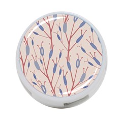 Abstract Pattern Floral Branches 4-port Usb Hub (one Side) by Ndabl3x