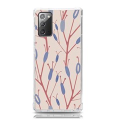 Abstract Pattern Floral Branches Samsung Galaxy Note 20 Tpu Uv Case by Ndabl3x