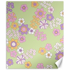 Pattern Background Vintage Floral Canvas 20  X 24  by Ndabl3x