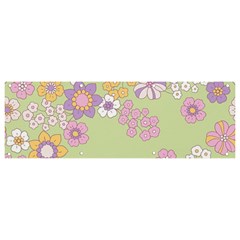 Pattern Background Vintage Floral Banner And Sign 9  X 3 