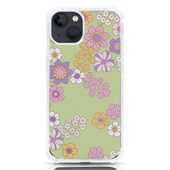 Pattern Background Vintage Floral Iphone 13 Tpu Uv Print Case by Ndabl3x