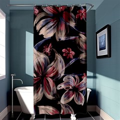 Flowers Floral Pattern Design Shower Curtain 36  X 72  (stall)  by Ndabl3x