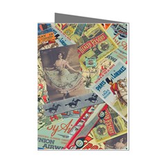 Paper Scattered Vintage Mini Greeting Cards (pkg Of 8)