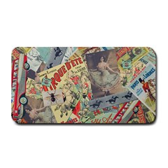 Paper Scattered Vintage Medium Bar Mat by Ndabl3x