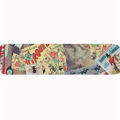 Paper Scattered Vintage Large Bar Mat by Ndabl3x