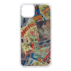 Paper Scattered Vintage Iphone 14 Plus Tpu Uv Print Case by Ndabl3x