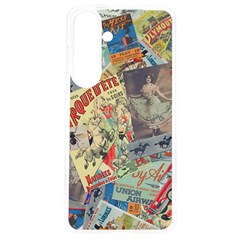 Paper Scattered Vintage Samsung Galaxy S24 6 2 Inch Tpu Uv Case by Ndabl3x