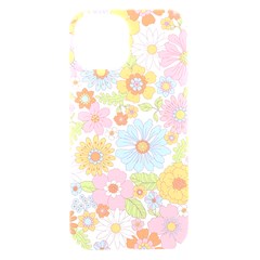 Pattern Background Vintage Floral Iphone 15 Black Uv Print Pc Hardshell Case