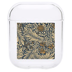 Brown Vintage Background Vintage Floral Pattern Hard Pc Airpods 1/2 Case