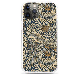 Brown Vintage Background Vintage Floral Pattern Iphone 12 Pro Max Tpu Uv Print Case by Ndabl3x