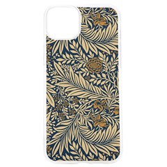 Brown Vintage Background Vintage Floral Pattern Iphone 15 Pro Tpu Uv Print Case